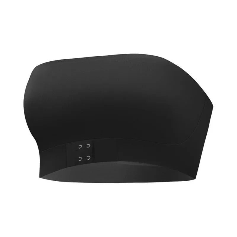 Women's Strapless Bra Sexy Seamless No Padding Front Button Bra Comfortable Smooth Women's Half Cup Silicone Non-slip Underwear
