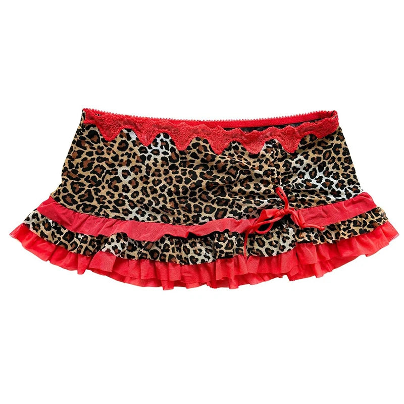 Women's Skirt Fashion Streetwear Pink Polka Dot Pattern Sports Casual Style vintage Y2K Emo Girls Sweet Harajuku Cute Slim Skirt