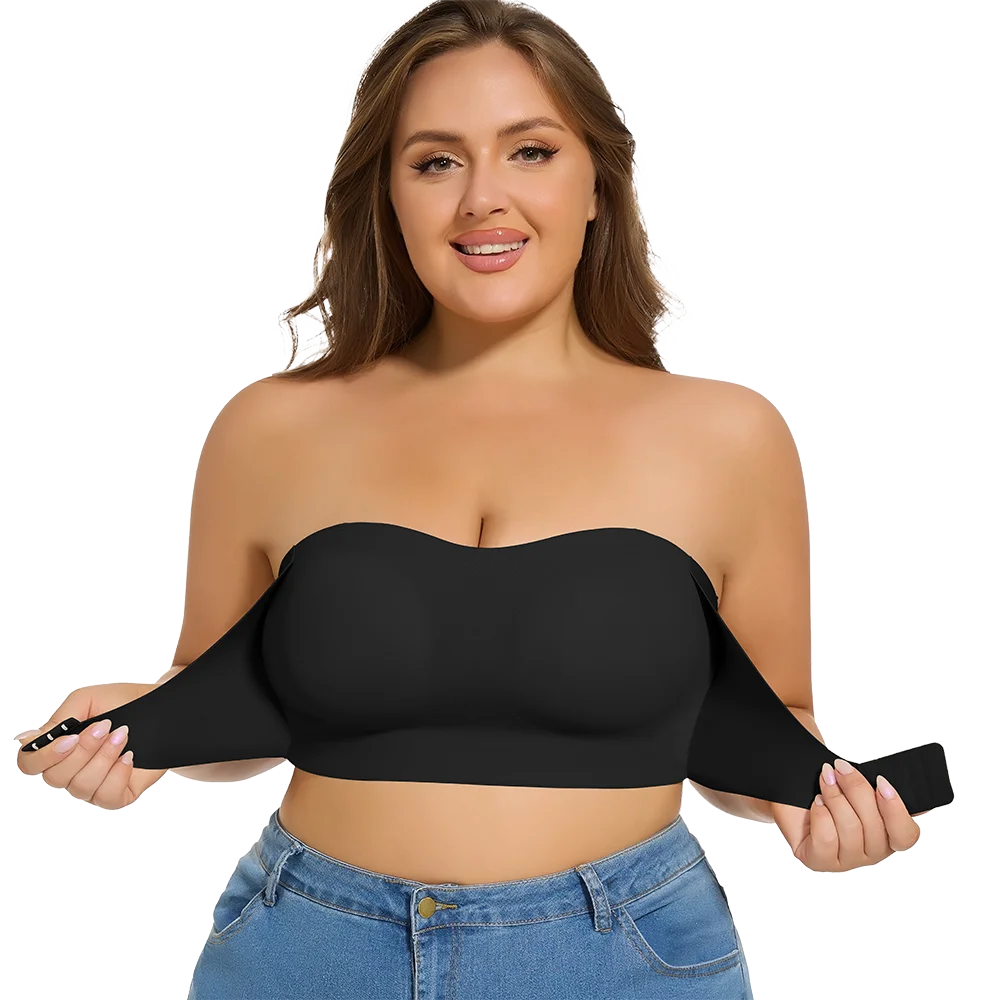XL-4XL Women's Sexy Push-up Bra Wireless Lingeries Breathable Non-slip Bra with Removable Straps Push Up Breast Plus Size 2025
