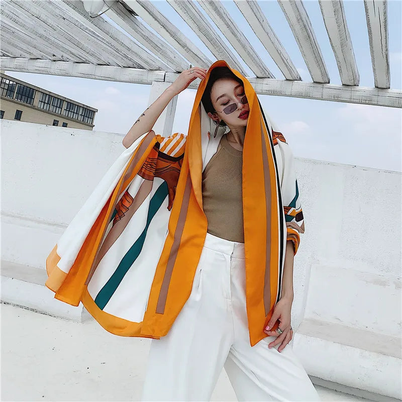 140x180cm Celebrity With The Same Cover-Ups Women Large Beach Dress Bikini Bathing Swimwear Sunburn Protection Sarong Wrap Scarf