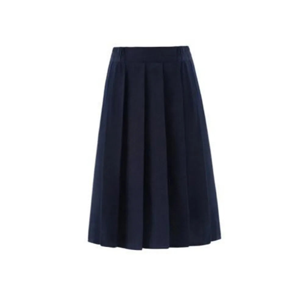 2023 Fashion New Pleated Skirts Women S-5XL Vintage Young basic Leisure Korean All-match Autumn High Waist Female Faldas College