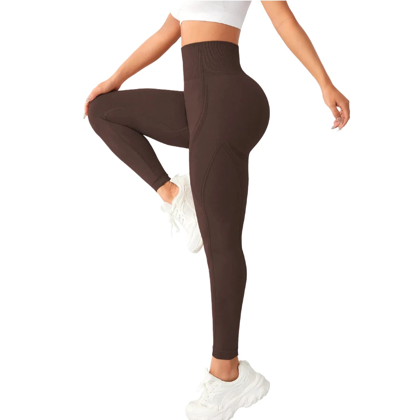 Women's High Waisted Yoga Pants, Tummy Control Butt Lifting Workout Leggings, High Elastic Quick-Dry for Running Gym
