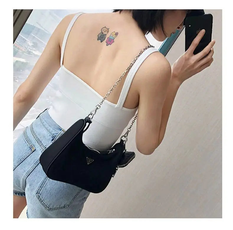 Women's Crescent Moon Sports Tank Top Summer New Design Slim Fit Cropped Backless Vest with Moon Embroidery