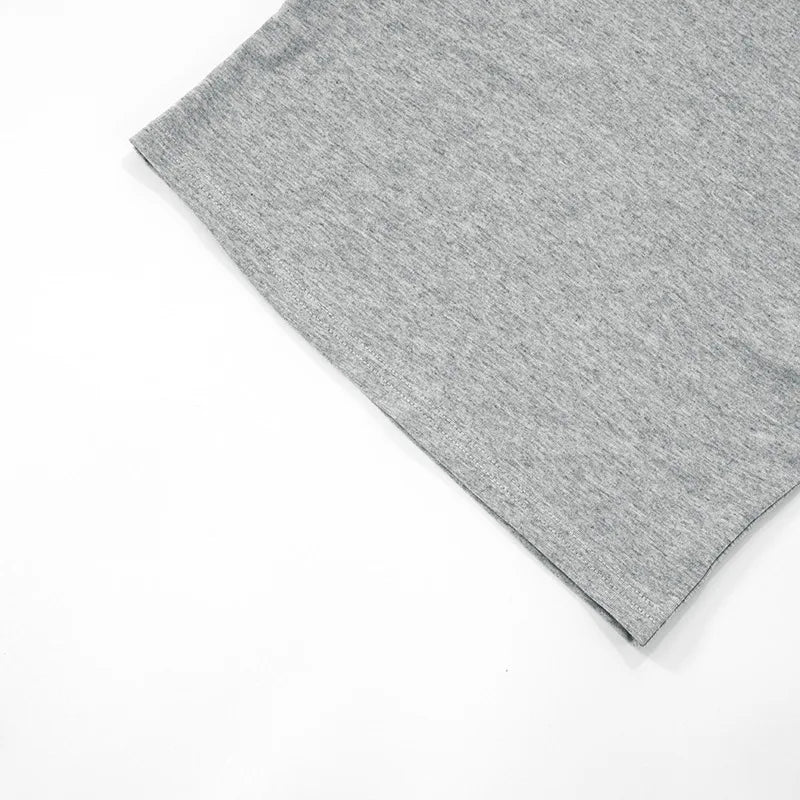 Women's Long Sleeve O-Neck Skinny T-Shirt Monochromatic Crop Top Casual Y2K Streetwear Fashion Pullover Summer Outfit