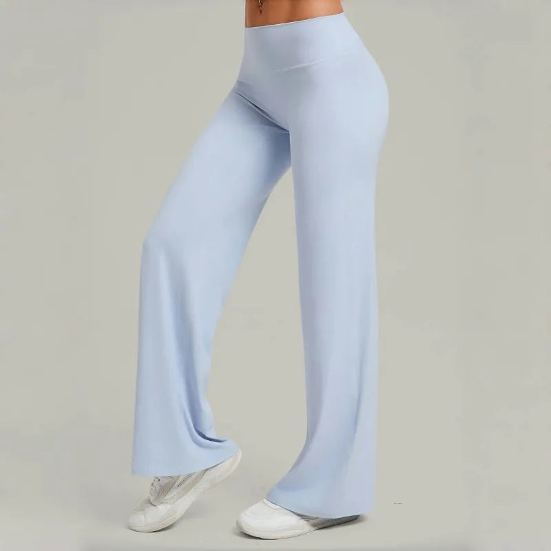 Women's Pilates Yoga Pants Tight Sports Fitness Flared Peach Hip-lifting Leggings Outdoor Workout Fitness Running Casual Pants