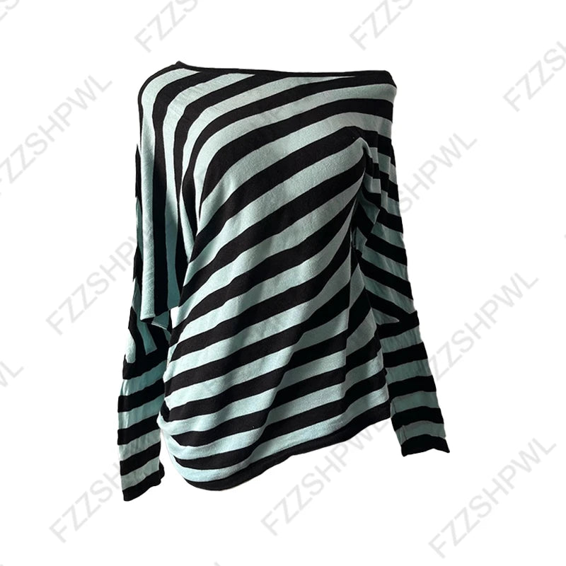 Y2K Gothic Women's Long Sleeve T-Shirt Casual Slim Chic Graphic Print Crop Top Grunge Punk Hip Hop Harajuku Aesthetic Streetwear