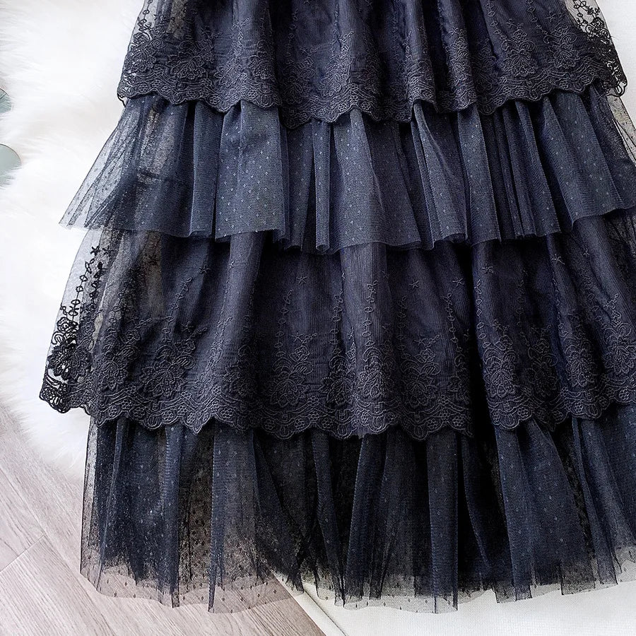 2024 New Spring Fashion Women Skirts Women Lace Skirts Long Lace Skirt Women Fashion Clothing K68