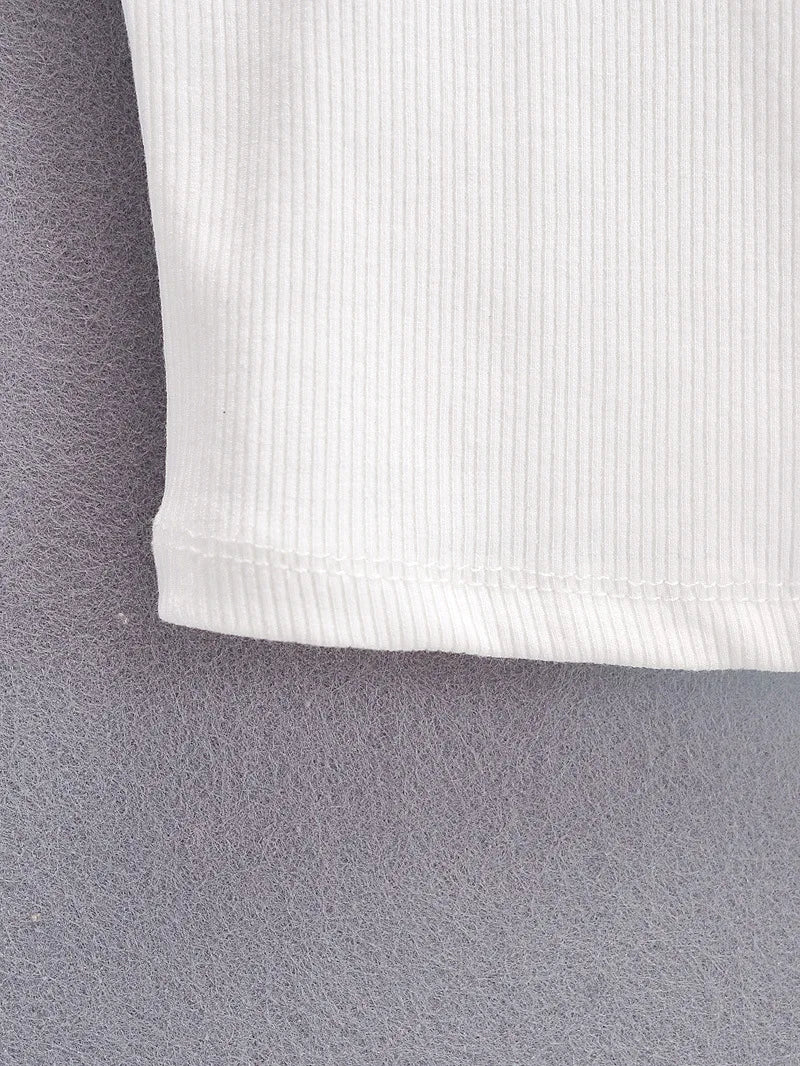 2024 Summer NEW Arrival Women Solid Color Sexy Causal 2 Piece Croped-Tops Tanks For Ladies