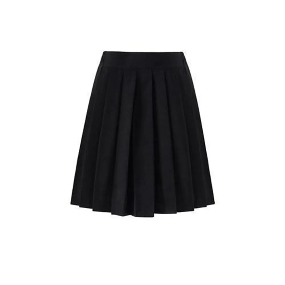 2023 Fashion New Pleated Skirts Women S-5XL Vintage Young basic Leisure Korean All-match Autumn High Waist Female Faldas College