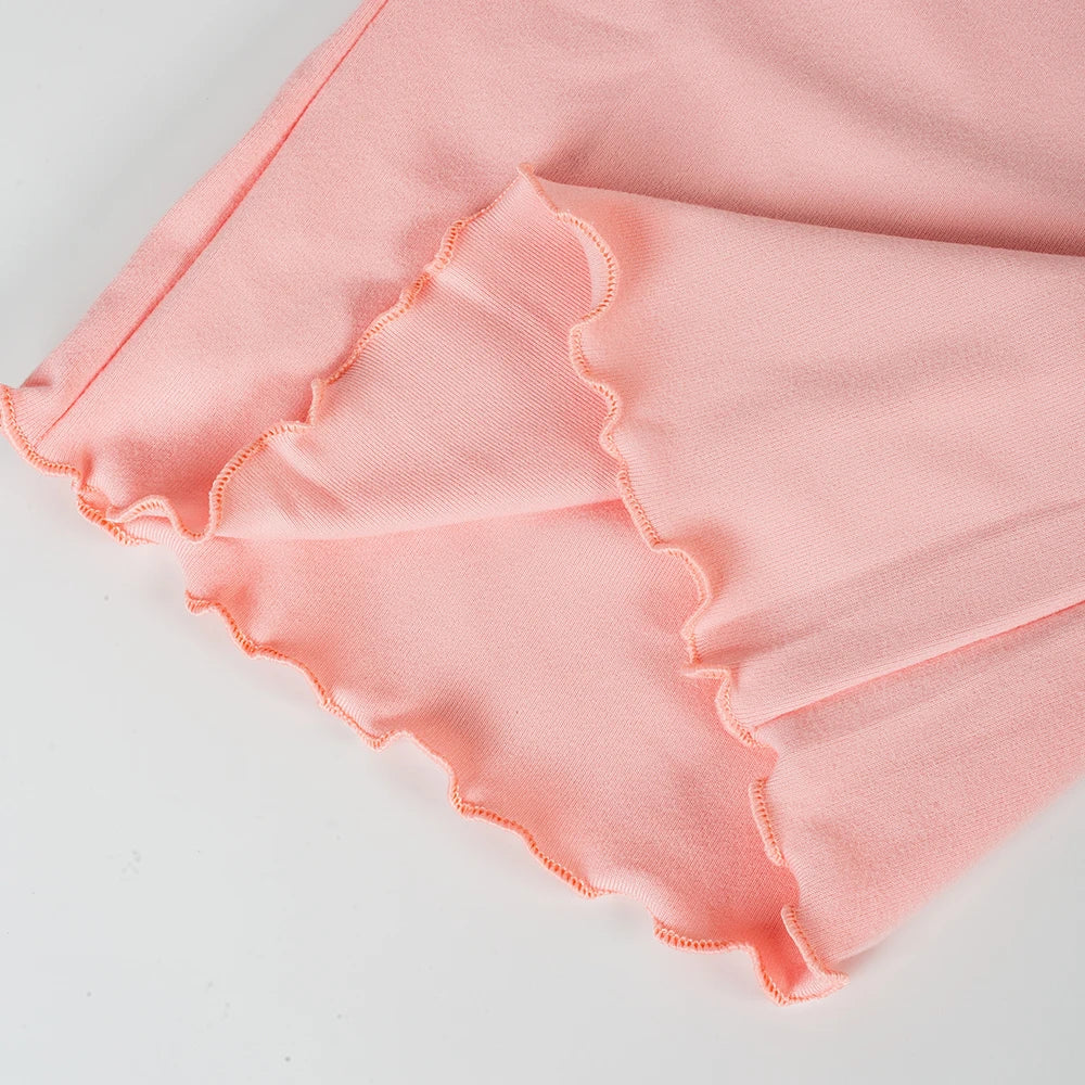 2025 Children's Clothing Autumn And Winter New Long Sleeved Girls' Base Fashion Collar Lace Solid Color Long Sleeved T-Shirt