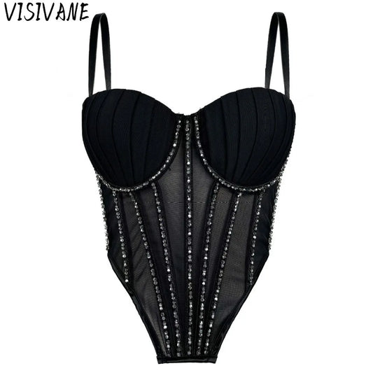 Y2k Tops Shirts for Women Clothing Camis Tees Tank Top Women Clothes Sexy Corset Hotsweet Party Club Stage Show Underwear