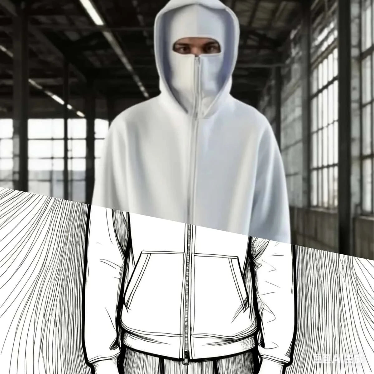 2025 Autumn/Winter New Men's and Women's Double Hats with Velvet Hoodie Coat Zipper Windproof and Warm Couple Hip Hop Sports Top