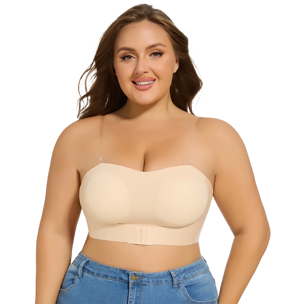 XL-4XL Women's Sexy Push-up Bra Wireless Lingeries Breathable Non-slip Bra with Removable Straps Push Up Breast Plus Size 2025