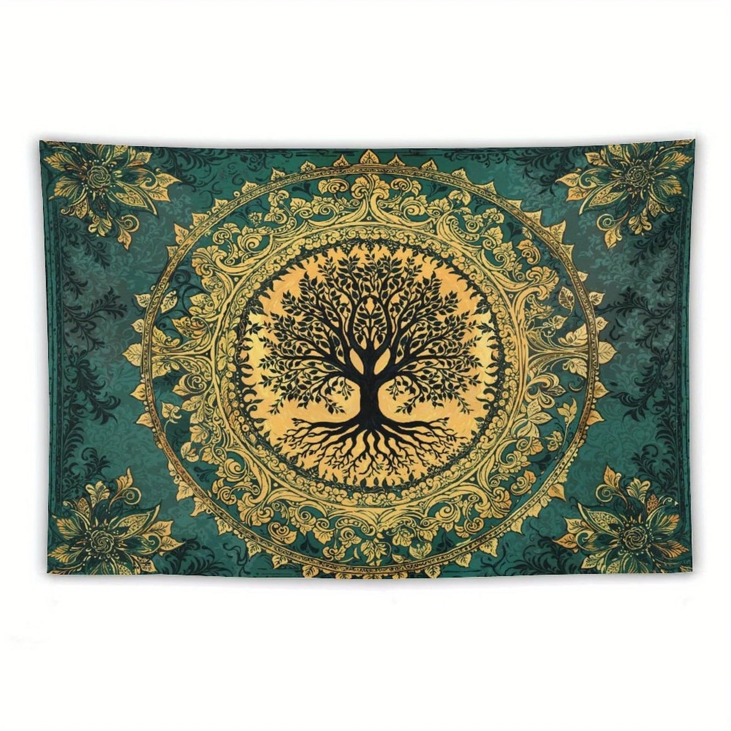 1pc Tree of Life Tapestry Stained Tapestry Wall Decor Tapestries for Bedroom Art Tapestries Wall Hanging for Bedroom Living Room