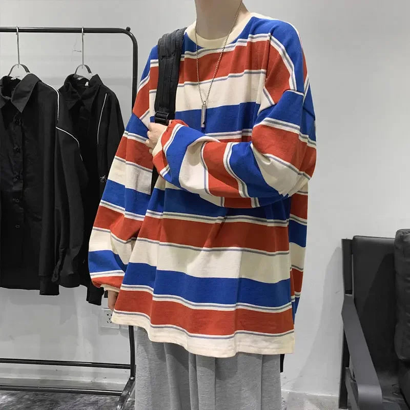 Women T shirts four seasons Woman clothing Y2k Top Sweatshirt 2023 korean Fashion Long Sleeves Tee Loose Couple Graphic T-shirt