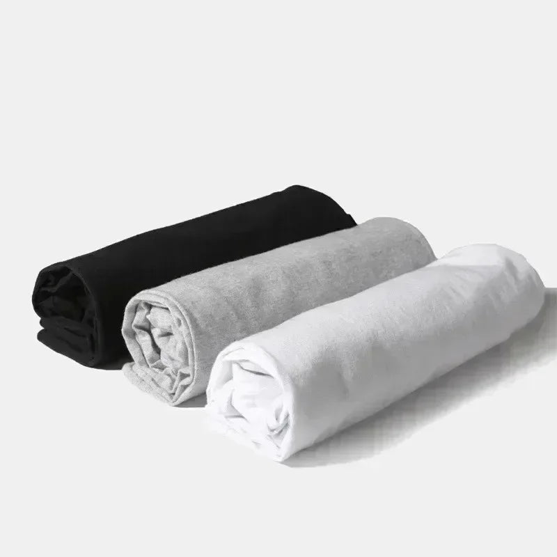 2025 Summer Men and Women T-shirt Cotton Solid Tshirts Oversized Short Sleeve T Shirt Fashion Soft White Black Tee Clothing Tops