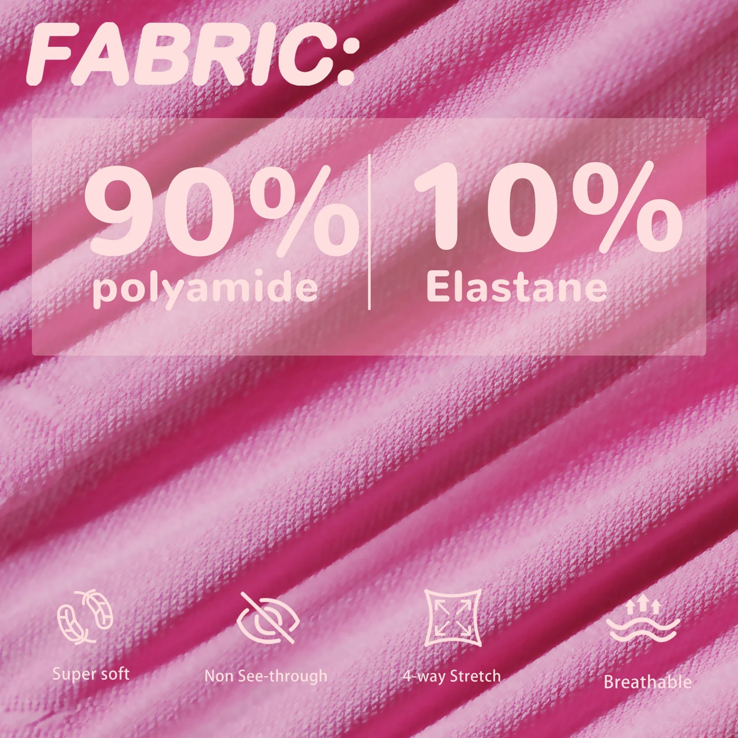 Women's High Waisted Yoga Pants, Tummy Control Butt Lifting Workout Leggings, High Elastic Quick-Dry for Running Gym