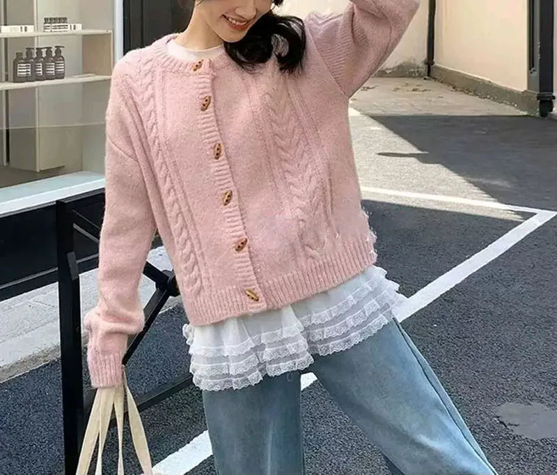 Women Y2K Korean Lace Mini Layered Skirt Streetwear Lace Up Ruffles Harajuku High Waist Pleated A-Line Short Jupe Skirts Clothes