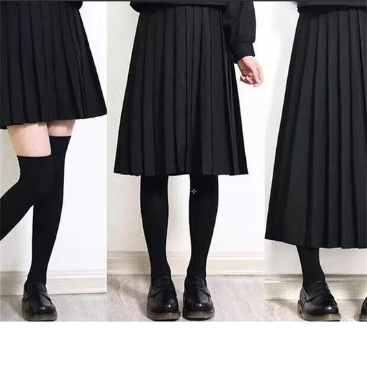 2023 Fashion New Pleated Skirts Women S-5XL Vintage Young basic Leisure Korean All-match Autumn High Waist Female Faldas College