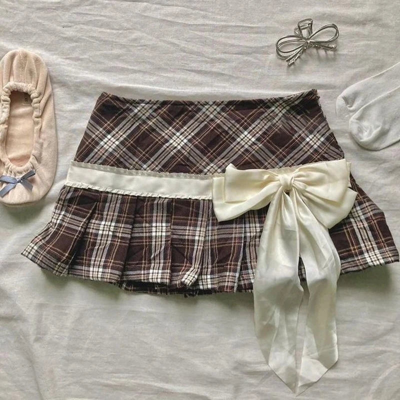 Women's Skirt Fashion Streetwear Pink Polka Dot Pattern Sports Casual Style vintage Y2K Emo Girls Sweet Harajuku Cute Slim Skirt