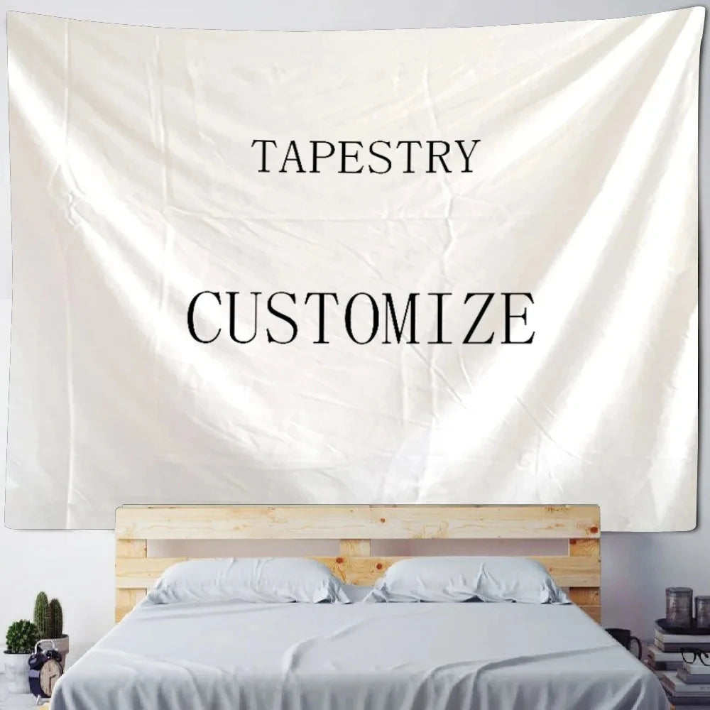 Your exclusive personalized tapestry customization, your personal photo background, personal preferences, background photo