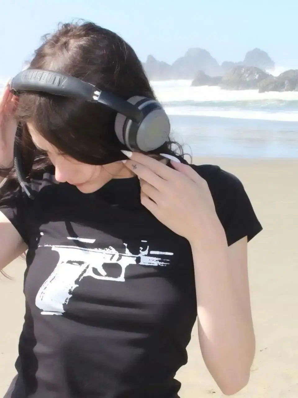 Y2k top Kpop women's T-shirt 2024 anime girl T-shirt Emo gothic aesthetic clothing crop top gothic dark girl E-girl