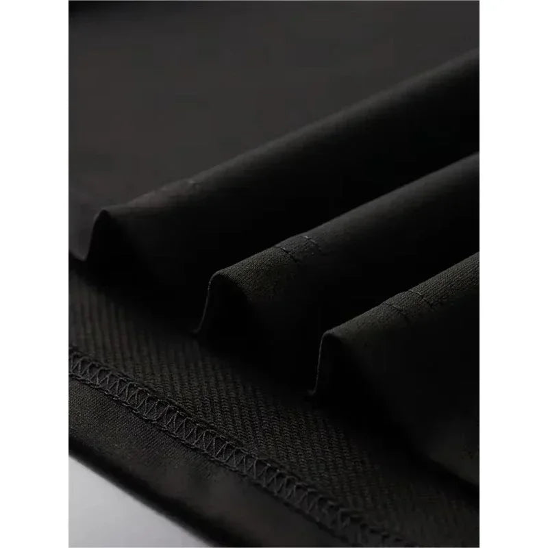 Women's Y2K White Loose Solid Color Long Sleeved T-shirt, Round Neck Wide Version Top, Simple Daily Shirt