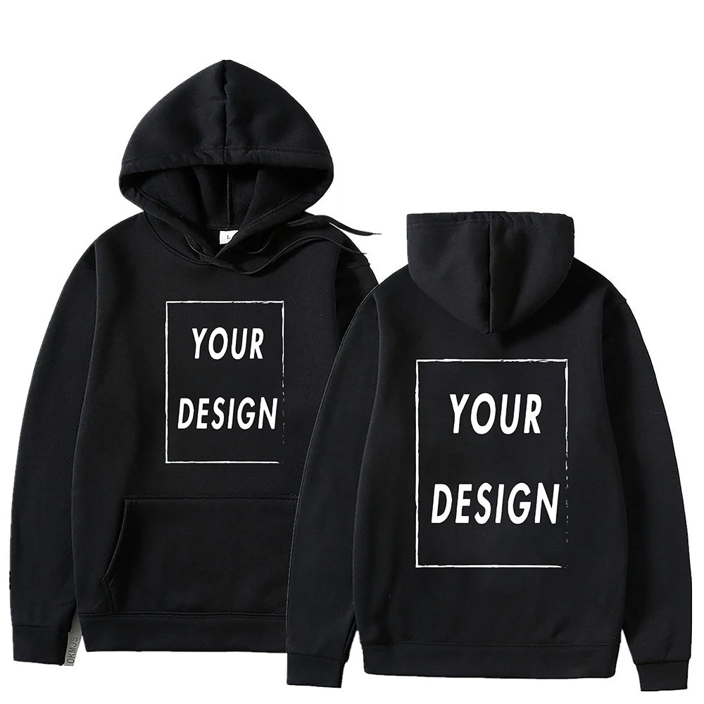 Your Own Design Brand Logo/Picture Personalized Custom Anywhere Men Women DIY Hoodies Sweatshirt Casual Hoody Fashion New