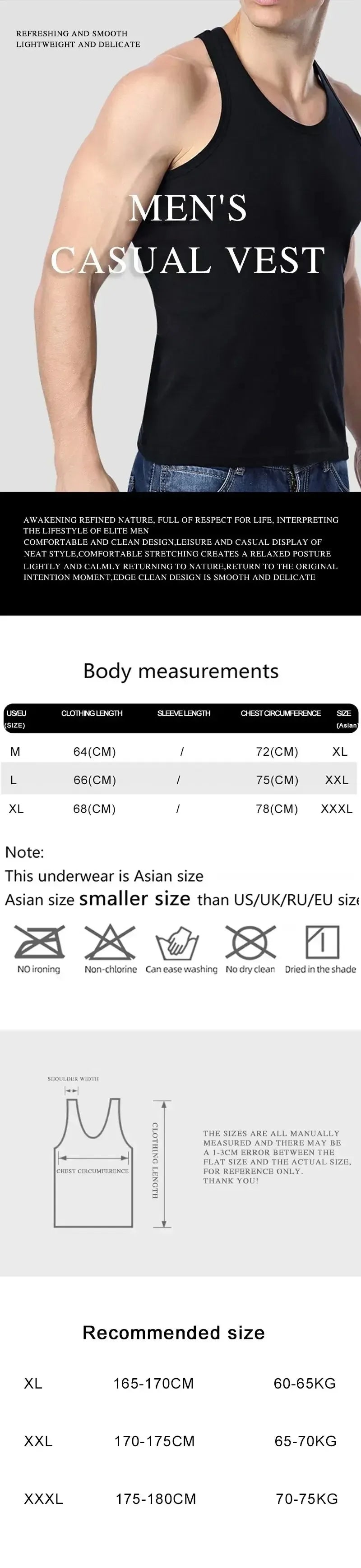 2025 New Men’s Summer Tight Vest | Lightweight Cotton, Breathable Quick-Dry | Perfect for Family Pajamas & Outdoor Days