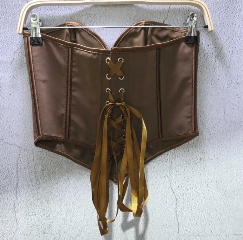 Y2k Top Women Clothing Sexy Tops Camis Tees Fashion Clothes Corset Streetwear Party Club Underwear Bustiers Slimming Lingerie