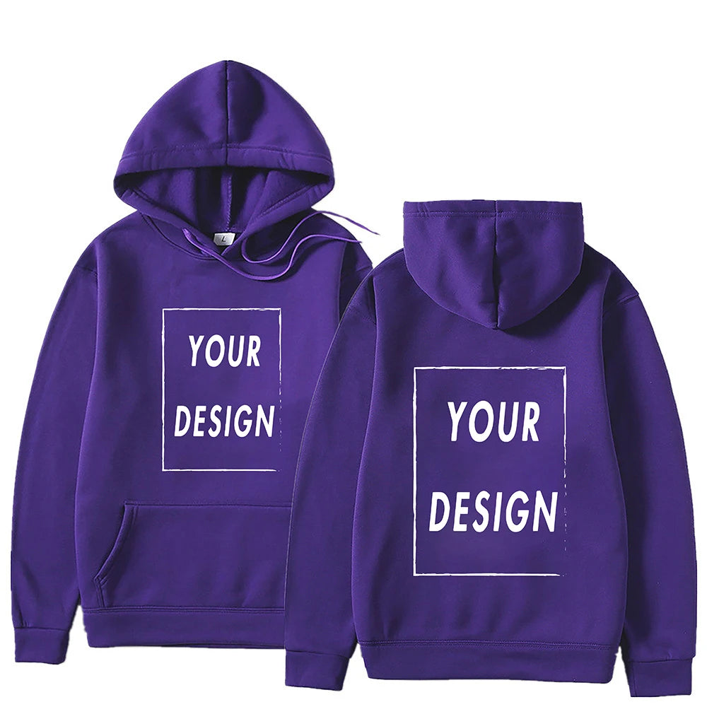 Your Own Design Brand Logo/Picture Personalized Custom Anywhere Men Women DIY Hoodies Sweatshirt Casual Hoody Fashion New