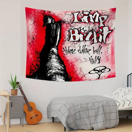 1pc Limp Bizkit Inspired Tapestry Woven Wall Hanging Art, Music Themed Decor for Living Room Dorm Indoor Use