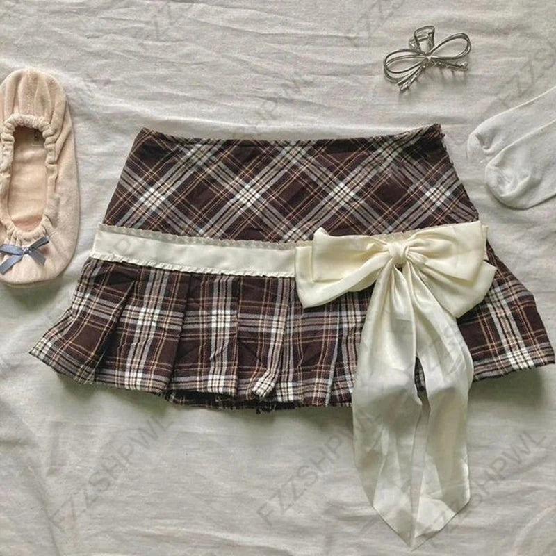 Women's Skirt Fashion Streetwear Pink Polka Dot Pattern Sports Casual Style vintage Y2K Emo Girls Sweet Harajuku Cute Slim Skirt