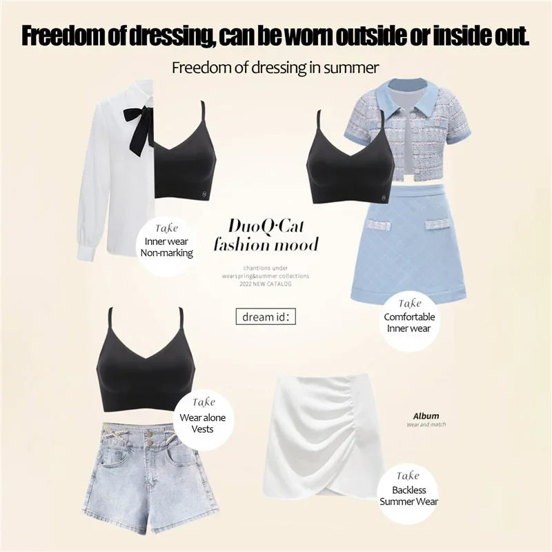 2024 Invisible Push Up Bra Backless Sexy Women Bras Low Cut Plunge Brassiere Open Back Wedding Underwear Seamless Lingerie