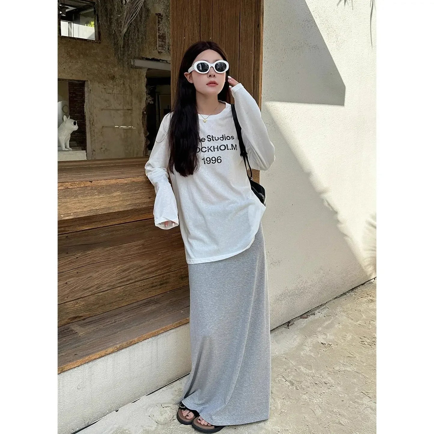 Womens Sun Protection Shirt Long Sleeve T Shirt American Style White Cover Up Thin Polyester Fiber Summer Beachwear