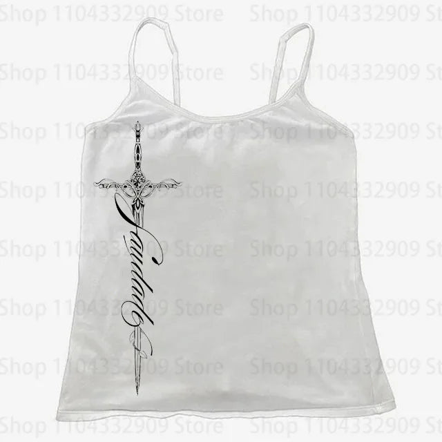 Y2K Harajuku Aesthetic Gothic Fairycore Long Sleeve Tee Character Slim Chic Print Casual Crop Top Grunge Punk Hip Hop Streetwear