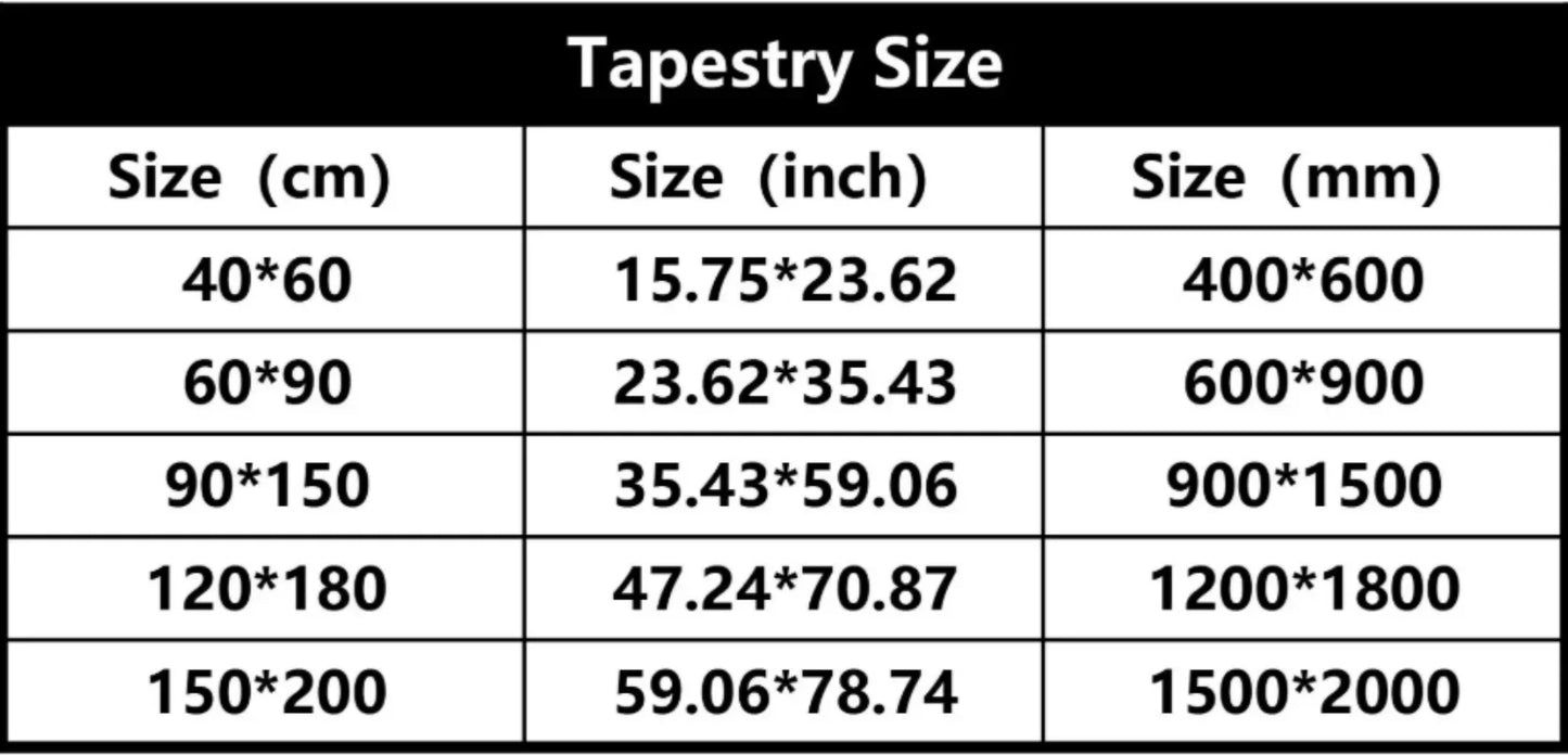 1pc The Lovers Tarot Skeleton Tapestry Floral Moon Sun Pattern Flat Print Hanging Cloth Gothic Romantic Home Decor Bedroom