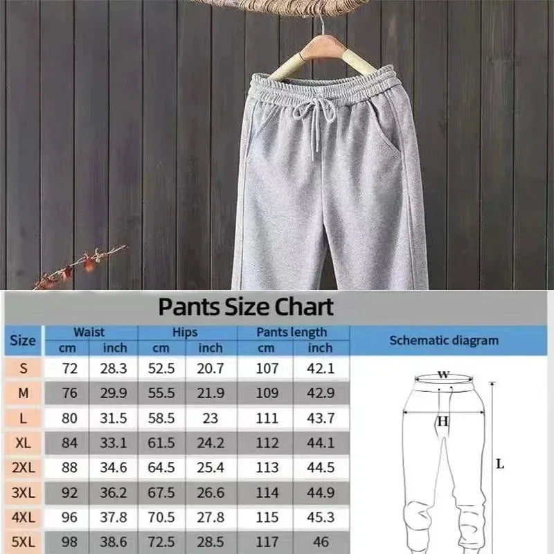 Women's Drawstring Jogging Pants, Casual and Comfortable with Pockets, Mid Waist Sports Pants, Suitable for All Seasons