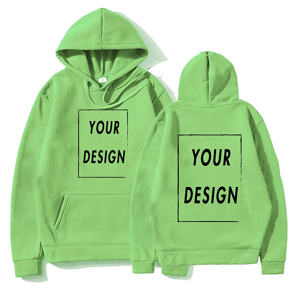 Your Own Design Brand Logo/Picture Personalized Custom Anywhere Men Women DIY Hoodies Sweatshirt Casual Hoody Fashion New