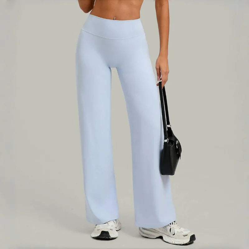 Women's Pilates Yoga Pants Tight Sports Fitness Flared Peach Hip-lifting Leggings Outdoor Workout Fitness Running Casual Pants