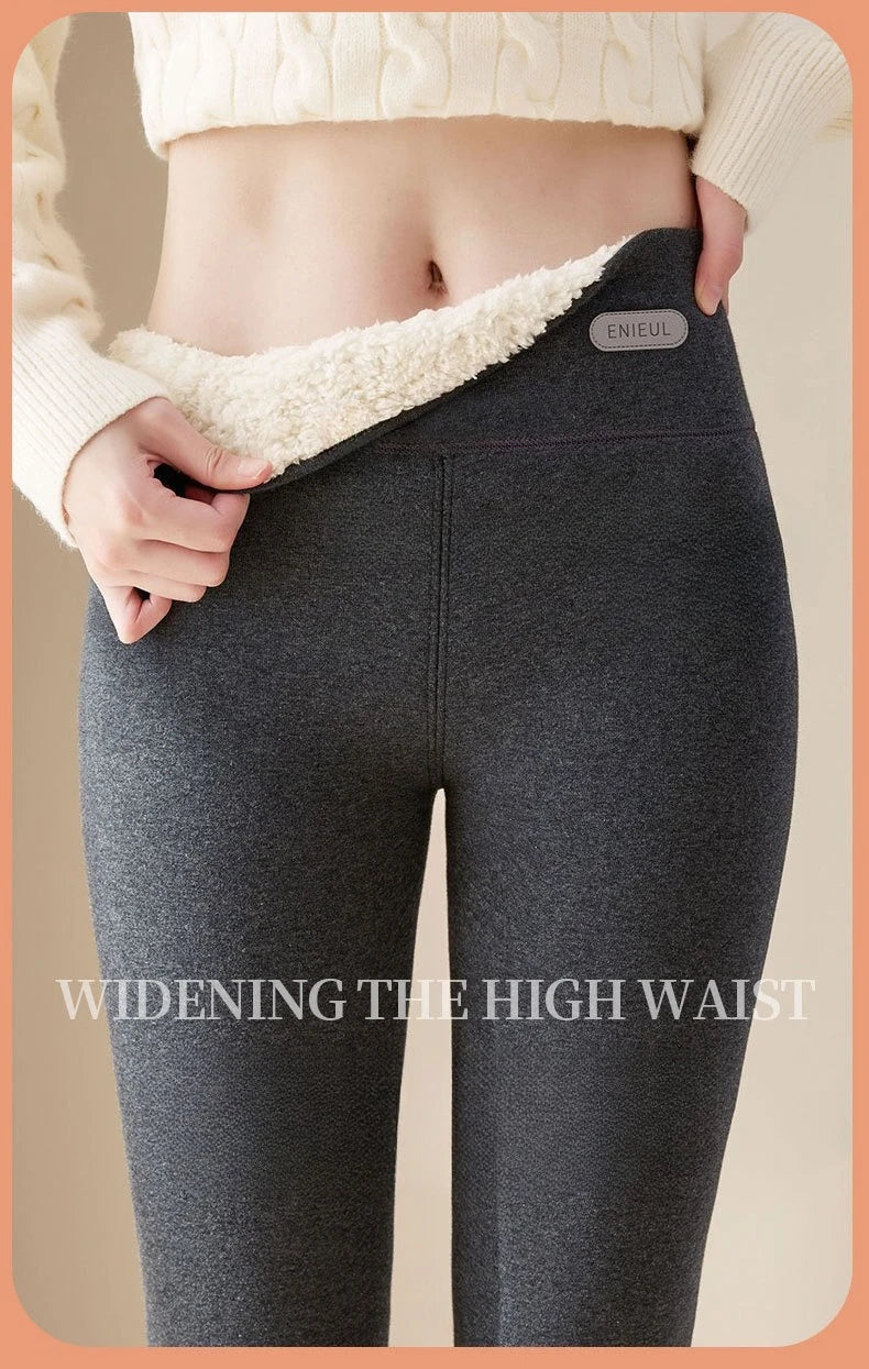 Women Winter Stretch Leggings High Waist Plush Leggings Thickened Keep Warm Leggings Woman Velvet Comfortable Thermal Leggins