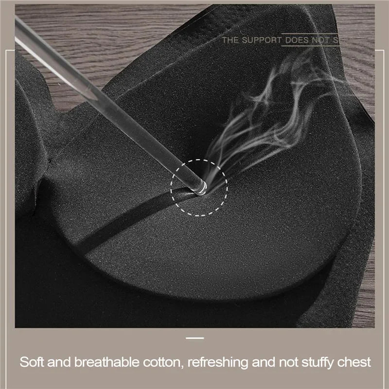 2024 Invisible Push Up Bra Backless Sexy Women Bras Low Cut Plunge Brassiere Open Back Wedding Underwear Seamless Lingerie