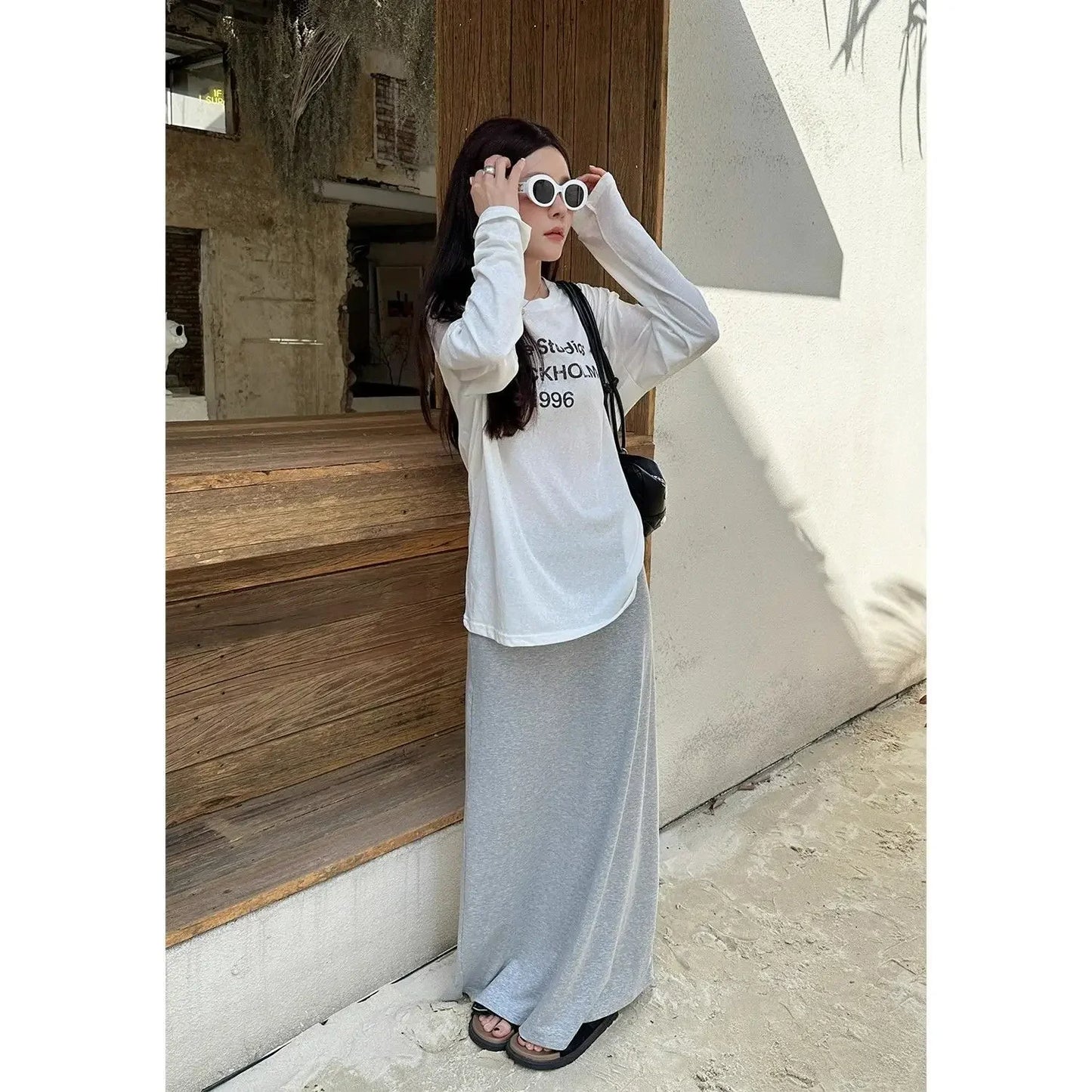 Womens Sun Protection Shirt Long Sleeve T Shirt American Style White Cover Up Thin Polyester Fiber Summer Beachwear