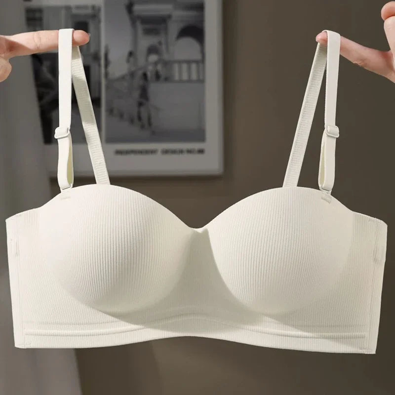 Women's Small Breasts Gathered and Looked Large, Soft Support, and Soft Support for Breast Collection To Prevent Sagging Bra