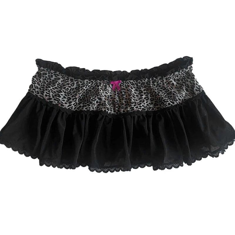 Women's Skirt Fashion Streetwear Pink Polka Dot Pattern Sports Casual Style vintage Y2K Emo Girls Sweet Harajuku Cute Slim Skirt