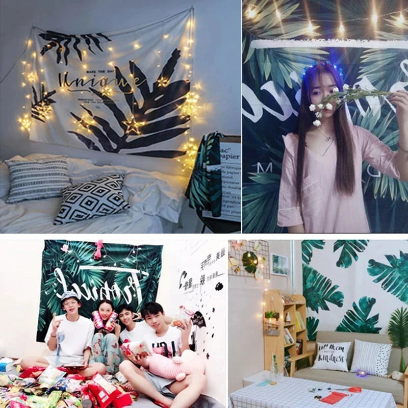 1pc S-SlipKnoter Band Cartoon Tapestry Bohemian Wall Tapestries Mandala Wall Hanging Sheets