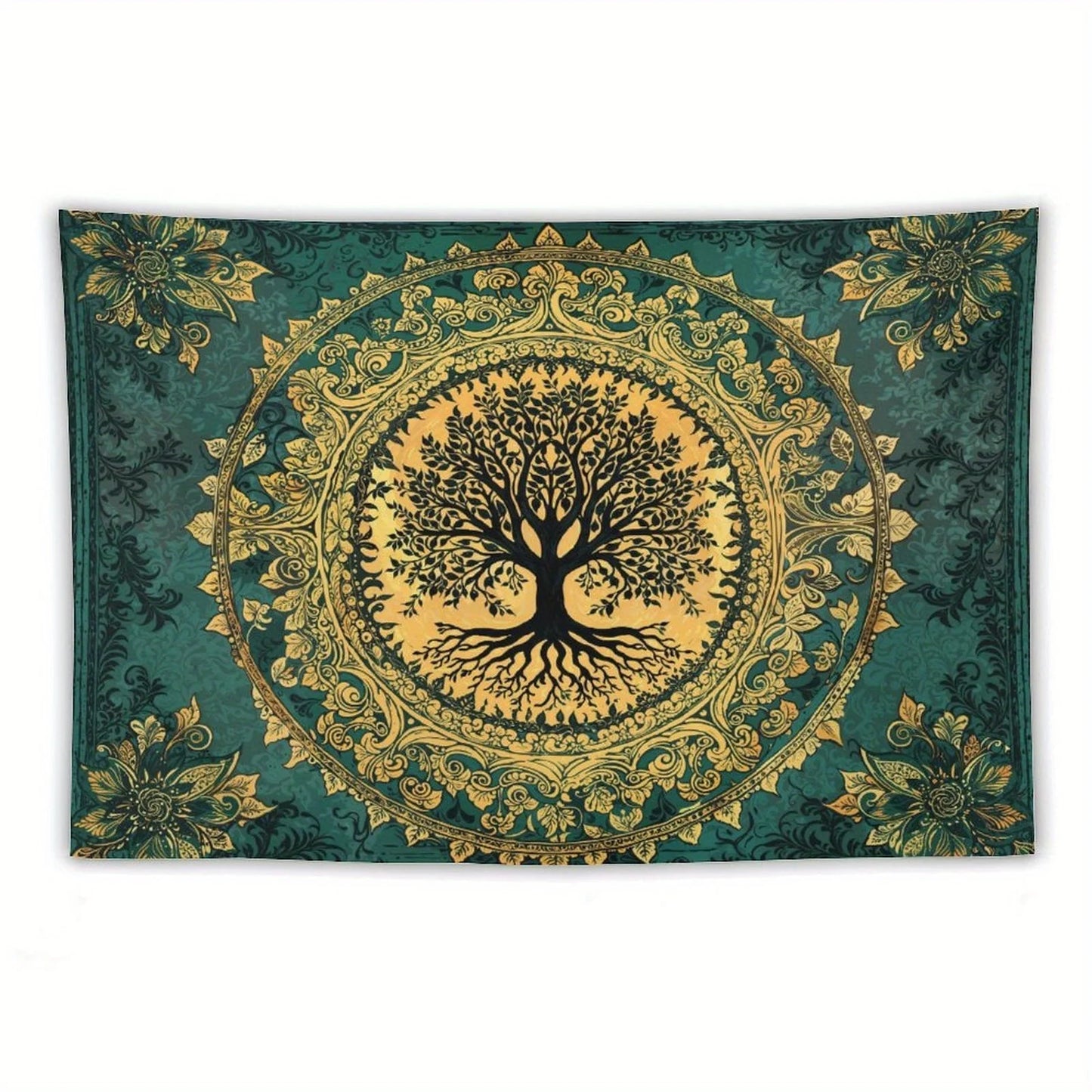1pc Tree of Life Tapestry Stained Tapestry Wall Decor Tapestries for Bedroom Art Tapestries Wall Hanging for Bedroom Living Room
