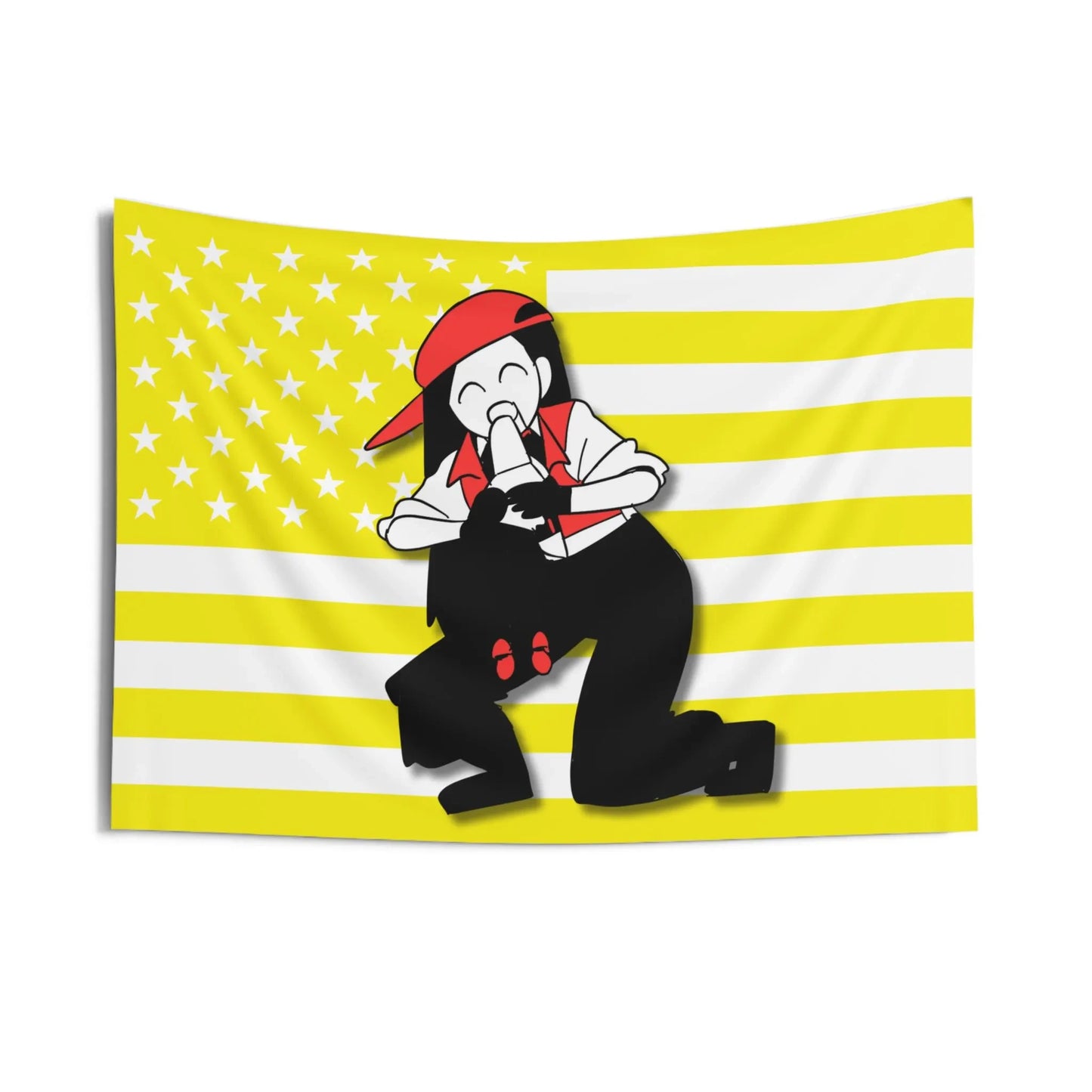 Yi Xi Singer Meat Girl Tapestry Music Lover Wall Hanging Otaku Decor Anime Synthesize Vocaloid Wall Art Butcher Vanity Perfect