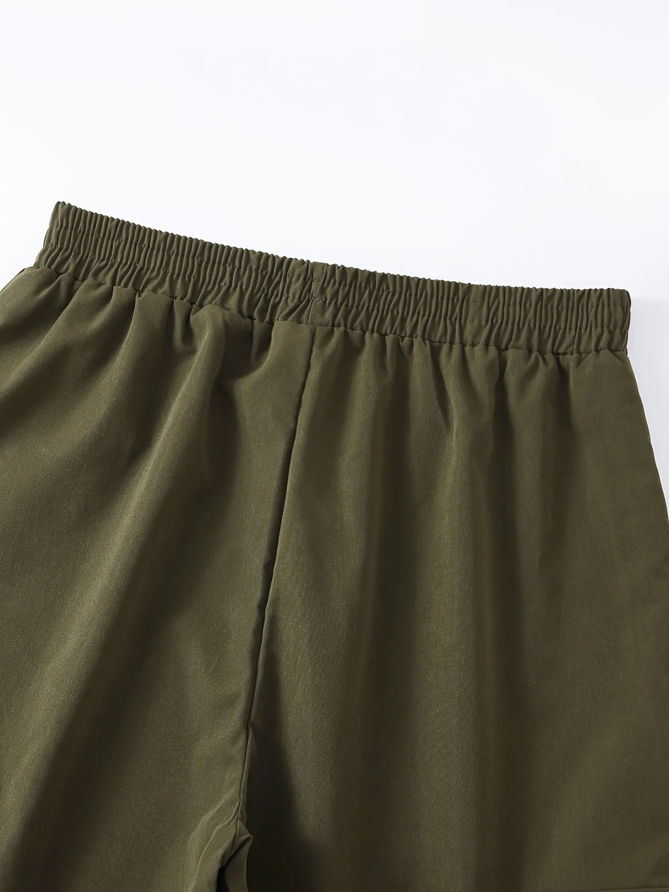 Y2K Solid Ripped Baggy Pants Fashion Women Pocket Elastic Waist Retro Straight Sweatpant Casual Streetwear Cargo New Trousers