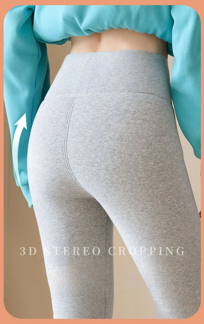 Women Winter Stretch Leggings High Waist Plush Leggings Thickened Keep Warm Leggings Woman Velvet Comfortable Thermal Leggins